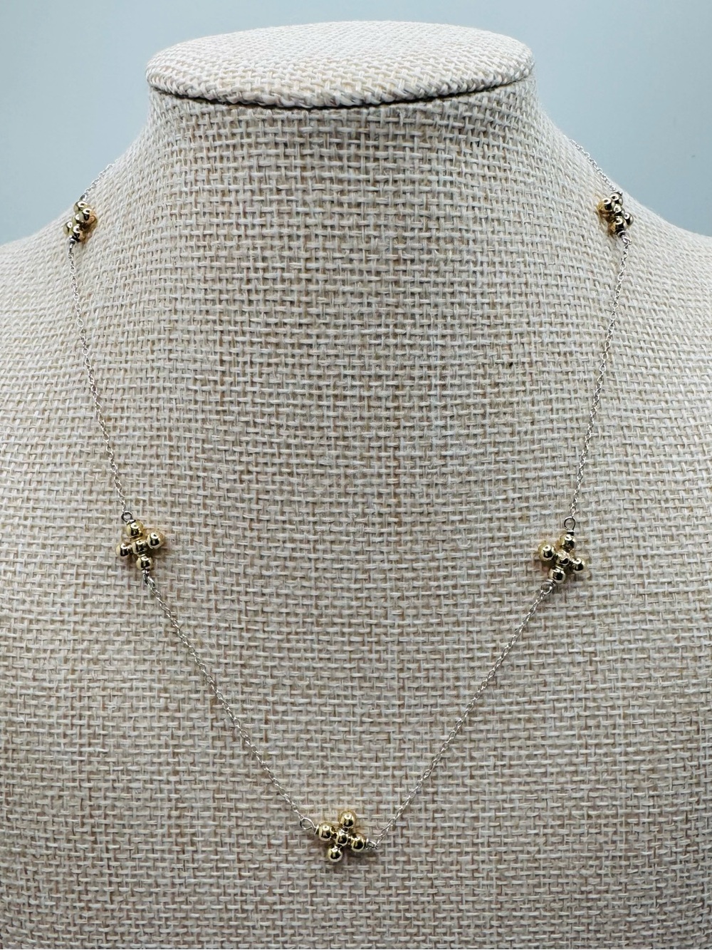 Enewton signature cross mixed metal Necklace